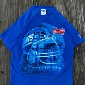 vintage 90s pro player nfl new york giants twin towers nyc men's medium itee